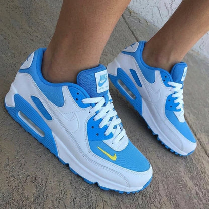 Mesh White Baby Blue Custom Nike Air Max 90