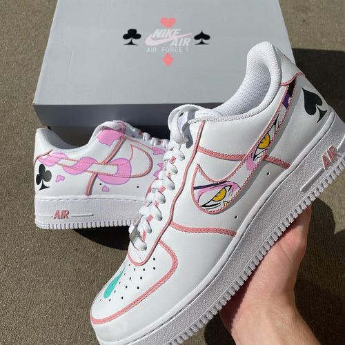 Playing - Card Theme Baby Pink Custom Air Force 1
