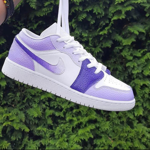 Purple And Lilac Custom Air Jordan 1