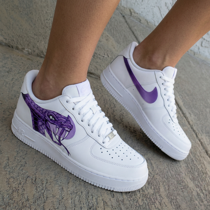 Purple Viper White Purple Custom Air Force 1