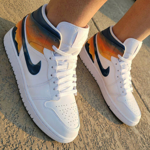 Sunset Gradient Orange Blue Custom Air Jordan 1