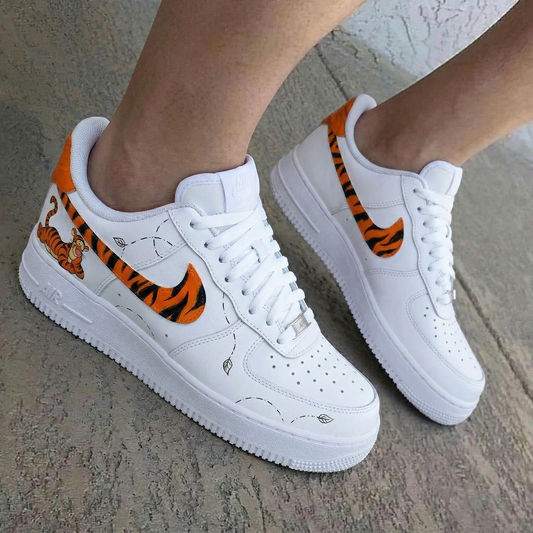 Tigger Tiger Orange Custom Air Force 1